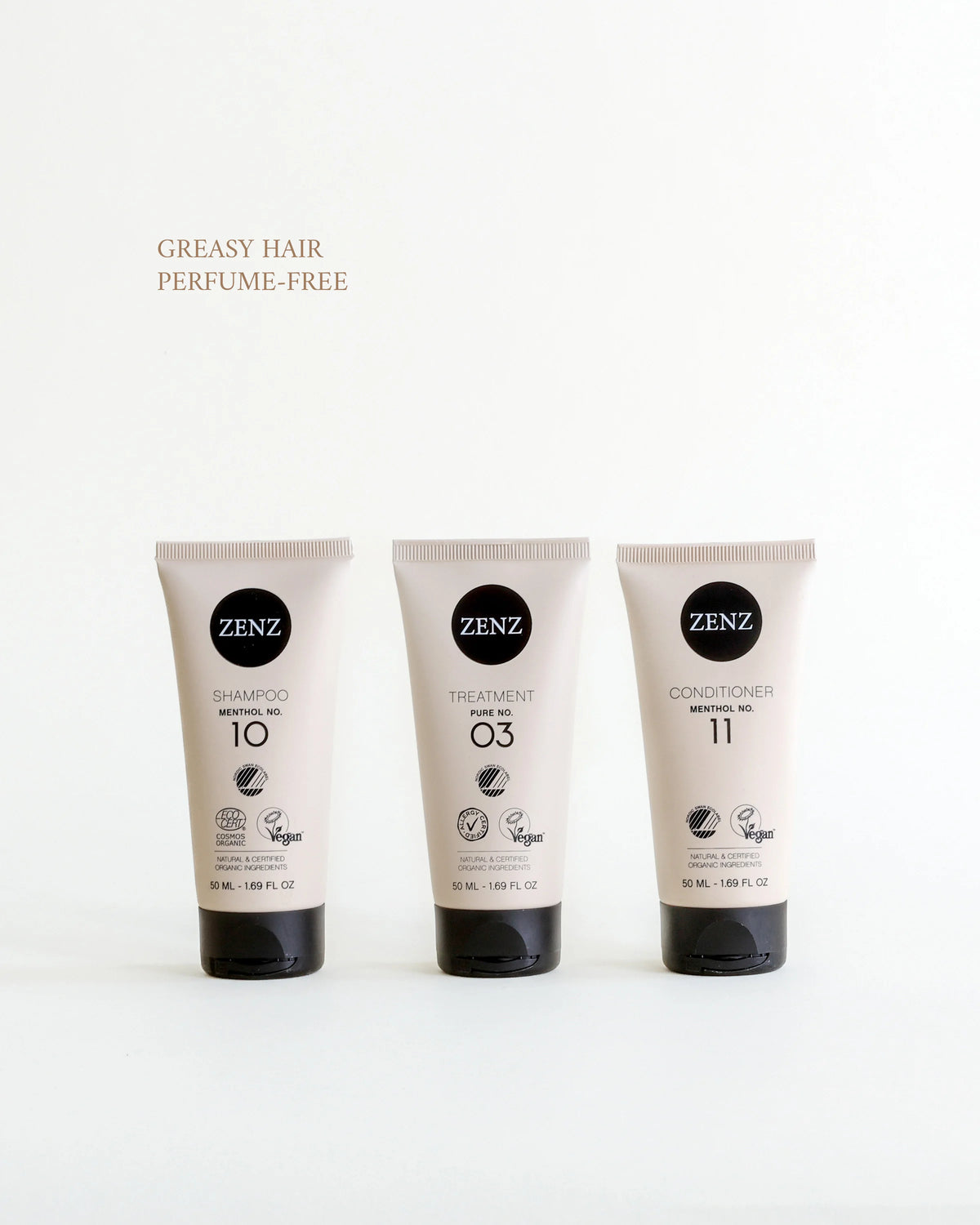 Degreasing haircare that combats oily hair | ZENZ Organic – ZENZ