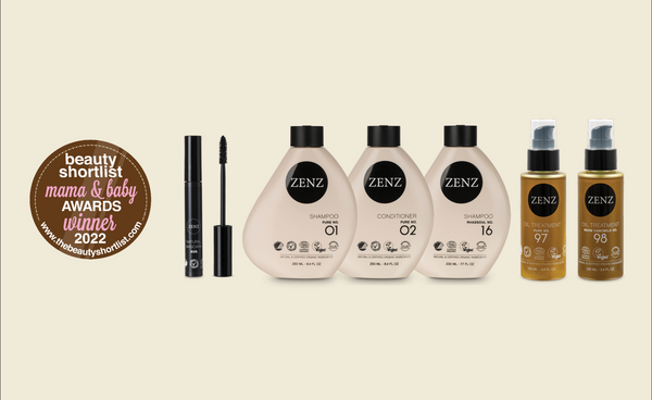 ZENZ Organic is 7 times on the Beauty Shortlist Mama & Baby awards 2022