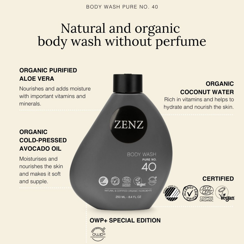Natural and organic body wash without perfume. | ZENZ Organic