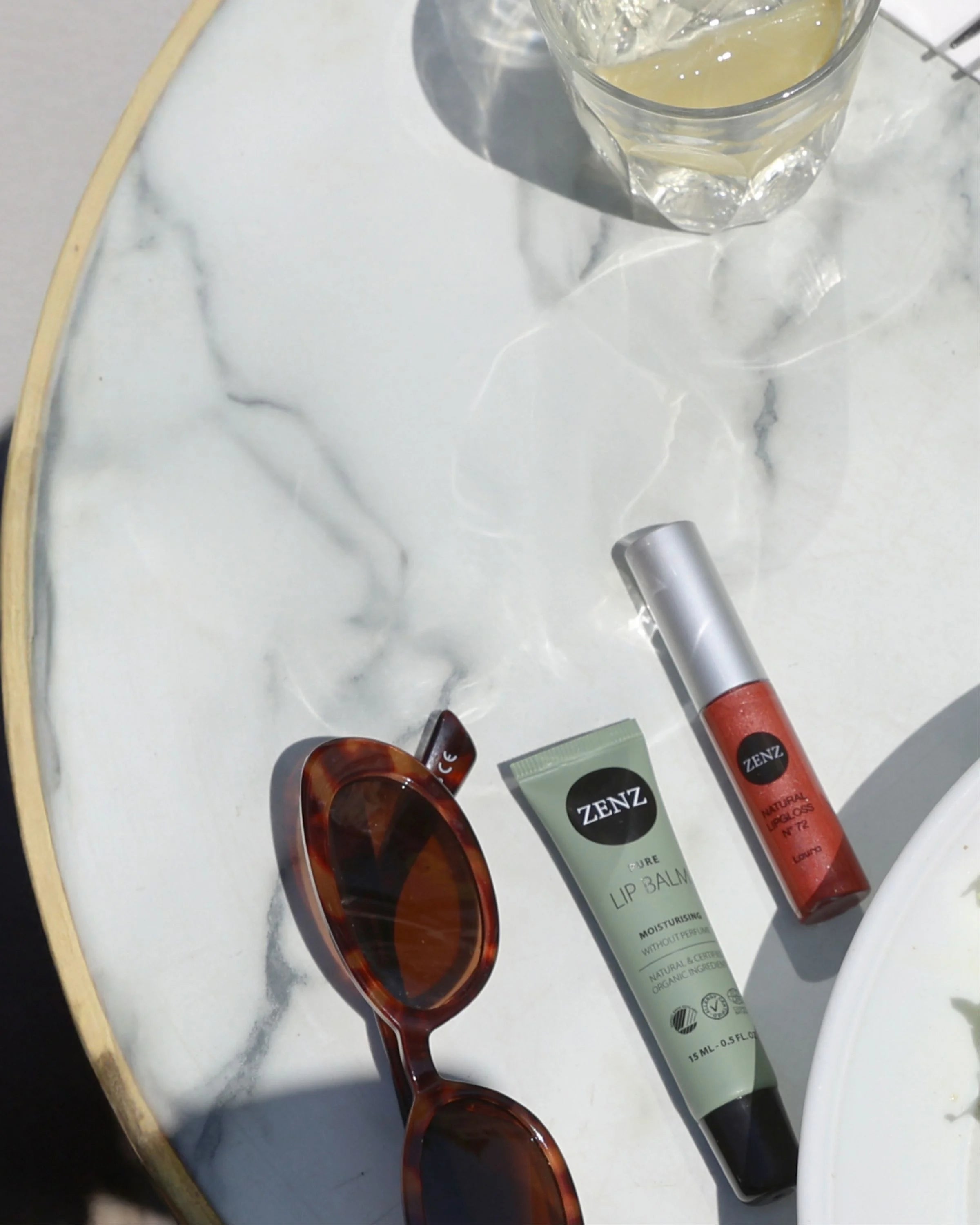 Natural Lipgloss Laura no. 72, nougat brown