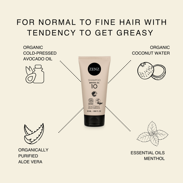 Shampoo Menthol no. 10 (50 ml)