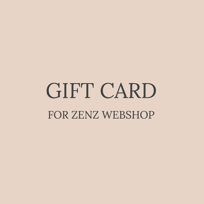 Gift card to ZENZ Organic Products full of pampering and nourishment